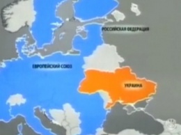 Украинский телеканал показал карту с Крымом в составе России