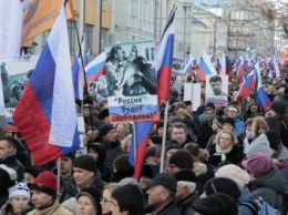 Марш в память о Немцове стал самой масштабной акцией оппозиции за последний год