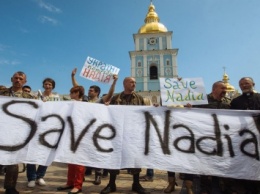 В Праге и Киеве активисты требуют освободить Надежду Савченко