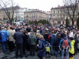 Львовяне поддержали Надежду Савченко