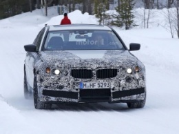 Новый BMW M5 заснят на тестах