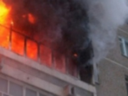 В Бердянске пожарные быстро ликвидировали возгорание на лоджии элитного дома