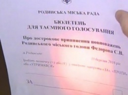 Баталии в Родинском горсовете: депутаты требуют свободы действий и отставки Сергея Федорова