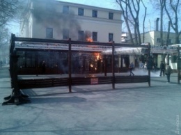 В кафе на Дерибасовской произошел небольшой пожар
