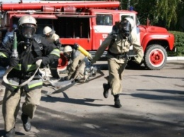 На северо-западе Москвы загорелась новостройка