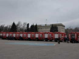 В Краматорске состоялась передача пожарной техники для Донецкой области