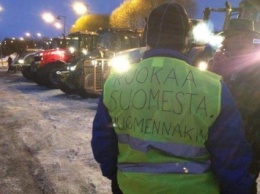 В Финляндии протестуют аграрии