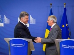 П.Порошенко и председатель ЕК согласовали дальнейшие действия для отмены виз в ЕС