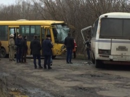 Во Львовской области столкнулись два автобуса