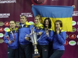 Женская сборная Украины стала первой в чемпионате Европы по борьбе