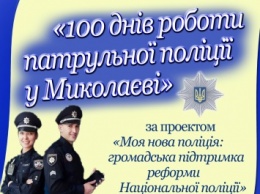Горожан приглашают на фотовыставку «100 дней работы патрульной полиции в Николаеве»