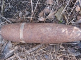 Житель Сумщины выбросил артиллерийский снаряд (ФОТО)