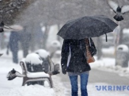 В Украине сегодня мокрый снег и мороз до 7°