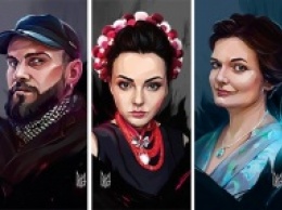 Художник из Запорожья создал серию портретов известных волонтеров (ФОТО)