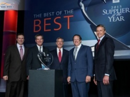 Bridgestone признан «Лучшим поставщиком года» компании General Motors