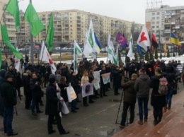 Возле ЦИК активисты требуют проведения выборов в столице