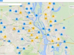 Появилась интерактивная карта парковок Киева