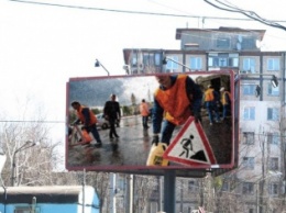О ремонте дорог киевских автомобилистов предупредят бигборды