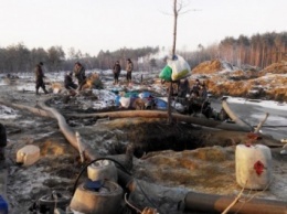 Пограничники в Волынской области обнаружили два места незаконной добычи янтаря