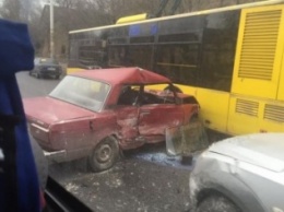 Во вчерашней аварии на Космосе пострадали водители легковушек