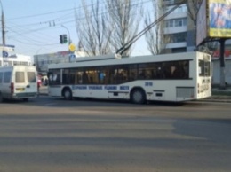 В Николаеве в рабочую перевозку стали троллейбусы