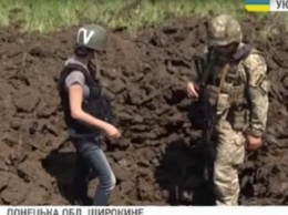 Позиции ВСУ в Широкино обстреляны снарядами 152 мм (ВИДЕО)