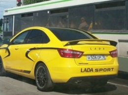 В Тольятти сфотографировали «спортивную» Lada Vesta