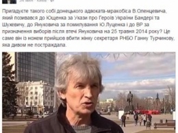 МВД установило личность напавшего на жену Турчинова