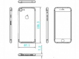 Чертежи iPhone 7 и iPhone 7 Plus попали в Сеть