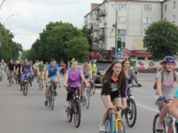 Велодень в Павлограде: впервые павлоградцы присоединились к Всеукраинскому велопробегу
