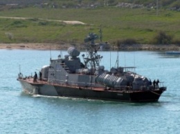 Отремонтированный ракетный катер «Прилуки» перед учениями с НАТО впервые был спущен на воду