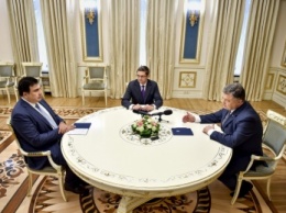 Порошенко похвалил «надежного члена» своей команды Саакашвили (фото)