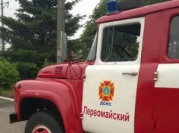 Из-за удара молнии возник пожар в агрофирме под Харьковом