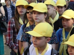 Одесские школьники отправились на отдых в оздоровительный лагерь. Фоторепортаж