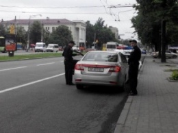 В центре Запорожья патрульные оштрафовали начальника полиции