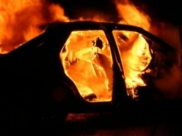 В Запорожье опять сгорел автомобиль