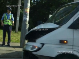 ДТП в Киеве: на Краснозвездном проспекте Mercedes устроил замес с тремя авто. ФОТО