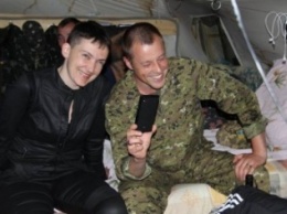 Надежда Савченко побывала в зоне АТО