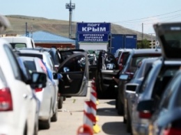 Километровая пробка на Керченской трассе (ВИДЕО)