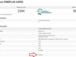 Версия OnePlus 3 с 6 ГБ ОЗУ "засветилась" в тестере Geekbench