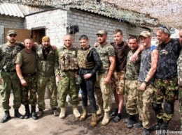 Ярош и Савченко встретились в районе АТО (фото)