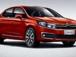 В Китае официально представили обновленный седан Citroen C4