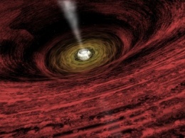 Ученые обнаружили рождающую звезды черную дыру