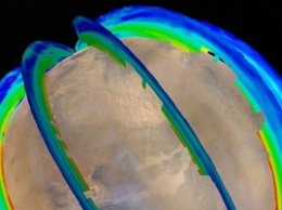 Ученые: Составлена первая карта пылевых бурь на Марсе