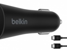 Автомобильное зарядное устройство с разъемом USB-C презентовано компанией Belkin