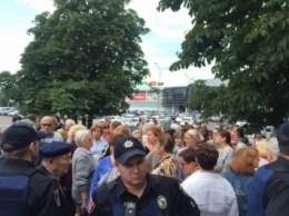 В Одессе протестовали против переименования проспекта Маршала Жукова в честь Небесной сотни