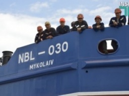 Судостроительный завод «НИБУЛОН» спустил на воду второе судно для перевозки грузов по Южному Бугу
