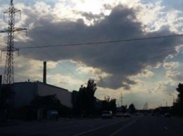 В Днепре даже облака патриотичные (ФОТО)
