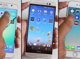 Сравнение быстродействия iPhone 6, Samsung Galaxy S6 и HTC One M9 Plus (ВИДЕО)