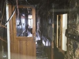 В результате пожара выгорел весь второй этаж Соломенского суда